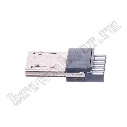 Разъем micro USB, вилка на кабель без корпуса, 5 контактов USB/Mc-SP/2 фото 5