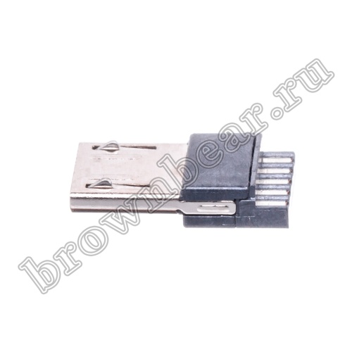 Разъем micro USB, вилка на кабель без корпуса, 5 контактов USB/Mc-SP/2 фото 5