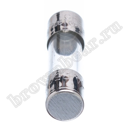 Предохранитель 5х20 мм, цилиндрический, стеклянный, быстрый, 1.0А/250В (GFE) фото 3