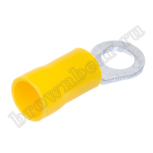 Клемма кольцевая обжимная тип "O" 5.3 мм, на провод 4.0 - 6.0 мм², изолированная, кратно 100шт. TRI-5.5-5 фото 4