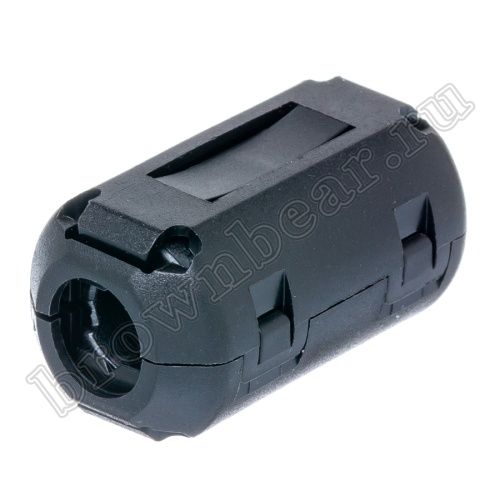 Ферритовый фильтр на кабель d 9.0 мм, корпус с защелкой 