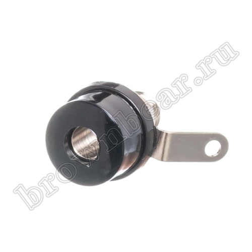 Клемма приборная для разъема Banana, тип 10 (гнездо), черная BP-10B