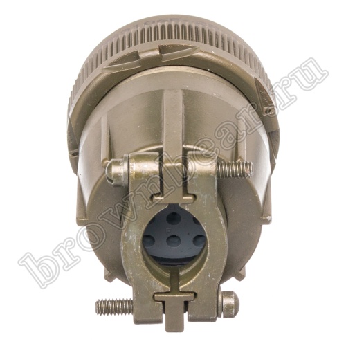 Разъём Amphenol серии MS, 20 контактов, розетка на кабель, тип 28, резьбовой MS3106E-28-16S фото 2