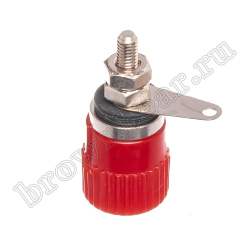 Клемма приборная для разъема Banana, тип 3 (гнездо), красная BP-3R фото 6