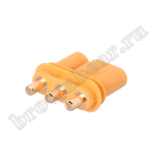 Разъем питания MR30 для АКБ, 3 контакта, розетка на плату MR30PB30-F.G.Y фото 5