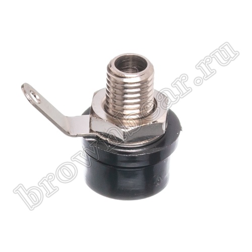 Клемма приборная для разъема Banana, тип 10 (гнездо), черная BP-10B фото 5