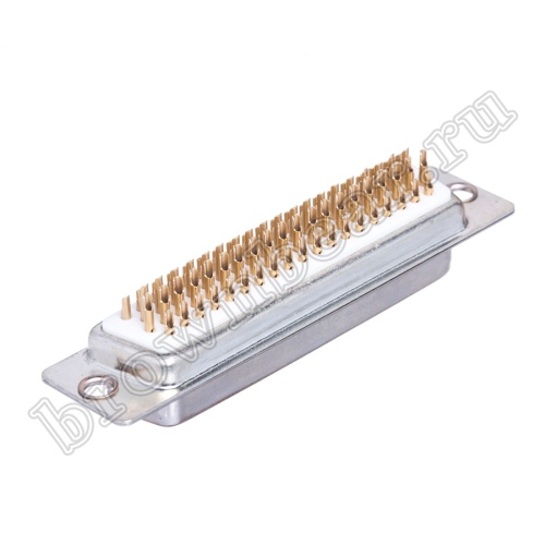 Разъем D-SUB  78 контактов высокой плотности, гнездо на кабель, пайка DHS-78F фото 2