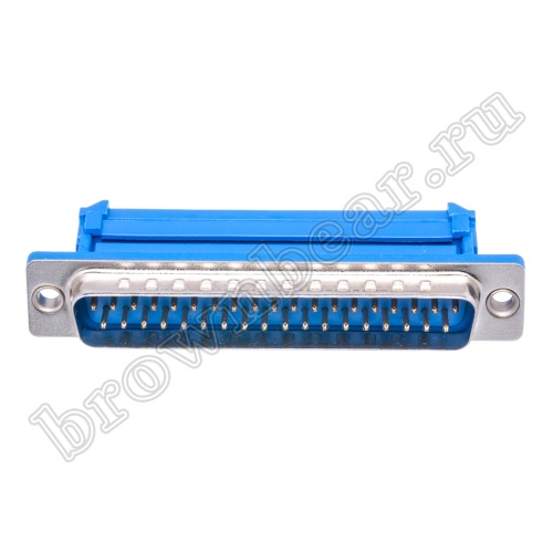 Разъем D-SUB  37 контактов, вилка на плоский кабель, тип 2 DI-37M фото 7