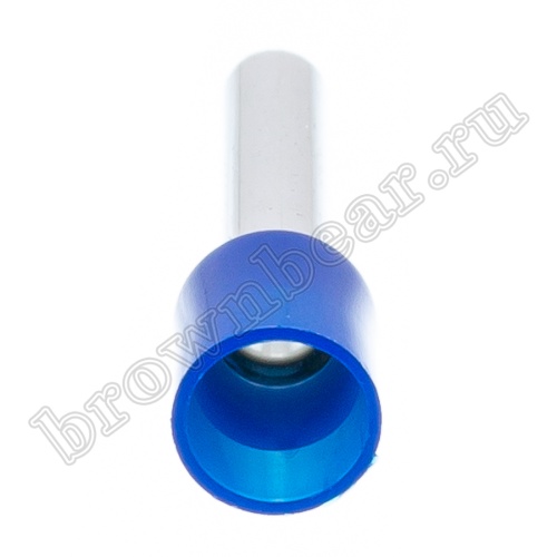 Кабельный наконечник штыревой втулочный изолированный НШВИ 12 мм, под опрессовку на провод 2.5 мм², упаковка 100шт. TIC-2.5-12 фото 4