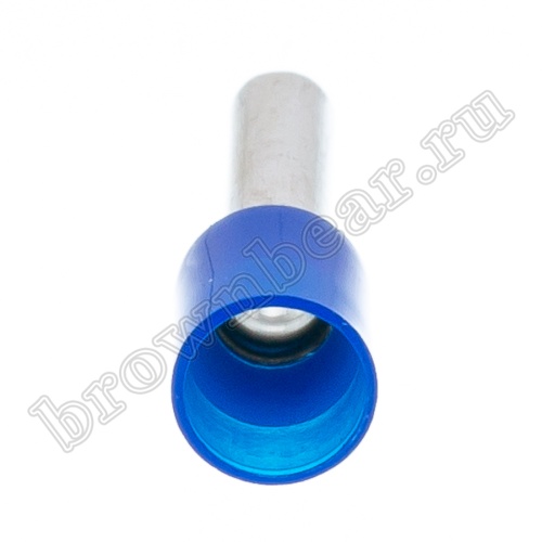 Кабельный наконечник штыревой втулочный изолированный НШВИ 10 мм, под опрессовку на провод 2.5 мм², упаковка 100шт. TIC-2.5-10 фото 4