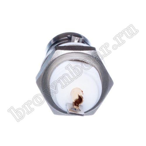 Разъем BNC гнездо на приборный блок, под пайку,  изолированный BNCI-BJ фото 5