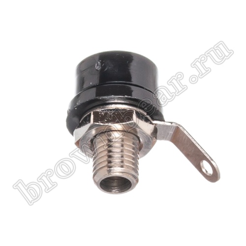 Клемма приборная для разъема Banana, тип 10 (гнездо), черная BP-10B фото 3