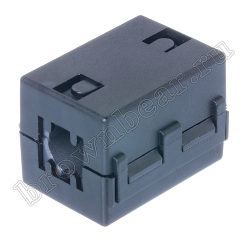 Ферритовый фильтр на кабель d 10 мм, корпус с защелкой