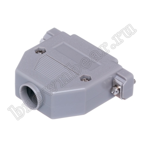 Корпус разъема D-SUB  25 контактов, серый DP-25C-G фото 4