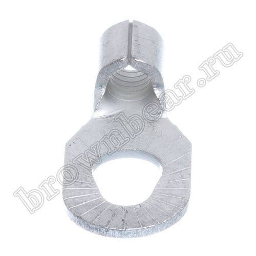 Клемма кольцевая обжимная тип "O" 3.7 - 5.3 мм на провод 4.0 - 6.0 мм², неизолированная, кратно 100шт. TR-5.5-3/5 фото 3