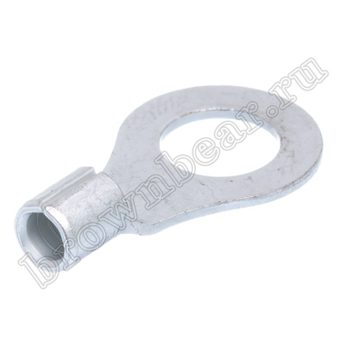 Клемма кольцевая обжимная тип "O" 8.4 мм, на провод 4.0 - 6.0 мм², неизолированная, кратно 100шт. TR-5.5-8 фото 2