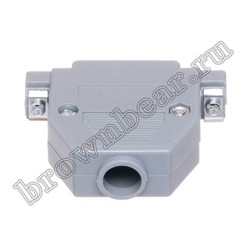 Корпус разъема D-SUB 25 контактов, серый, тип 2 DP-25C-G фото 3