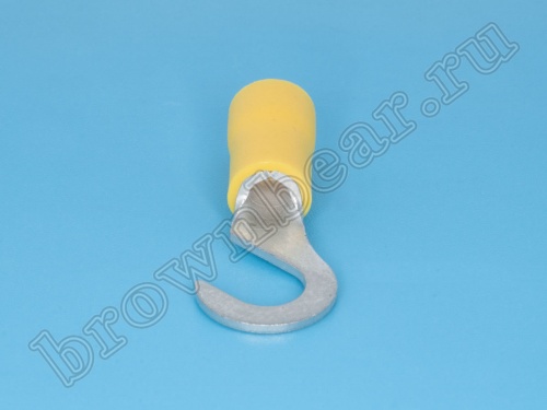 Клемма крюк тип "C" 6.4 мм на провод 4.0 - 6.0 мм², изолированная, кратно 100шт. TCI-5.5-6 фото 3