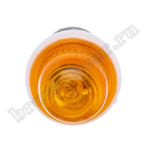 Лампа неоновая  индикаторная с резистором 220В, d 14 мм, оранжевая (TPN-152O) фото 5