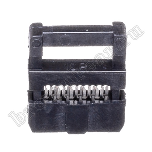 Разъем IDC 2х5 розетка на плоский кабель, шаг 2.00мм IDC2-10 фото 5