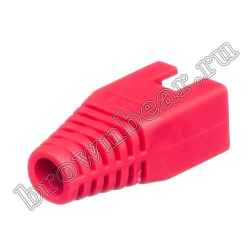Колпачок изолирующий для разъёма RJ-45, красный TPC-1/R фото 2