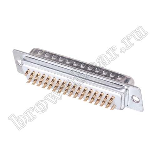 Разъем D-SUB 50 контактов, вилка на кабель, пайка DB-50M фото 3