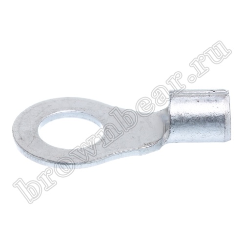 Клемма кольцевая обжимная тип "O" 6.4 мм, на провод 4.0 - 6.0 мм², неизолированная, кратно 100шт. TR-5.5-6 фото 5