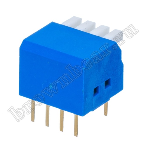 Переключатель Dip-Switch 4 контактных группы, пиано  SWD3-4 фото 3