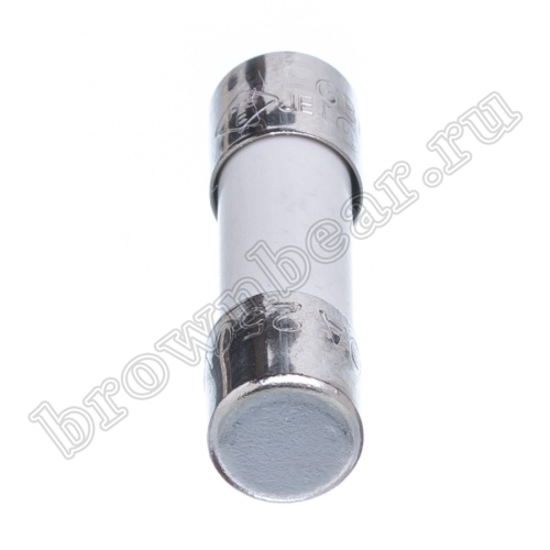 Предохранитель 5х20 мм, цилиндрический, керамический, быстрый, 10А/250В (GBM) фото 3