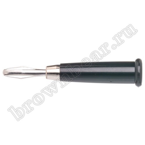 Разъем Banana штекер, тип 2, черный TS-2B фото 4