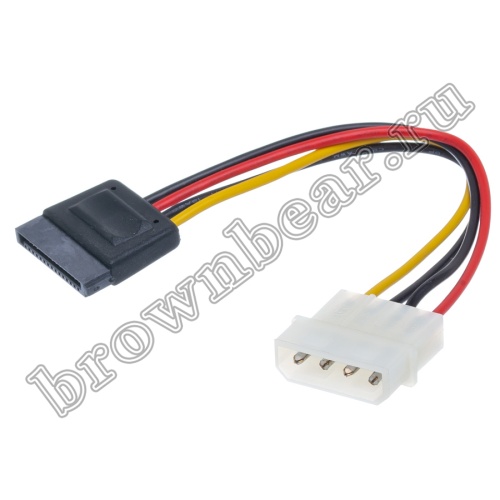 Переходник питания для HDD/SSD, Molex - SАТА GCSATA-1