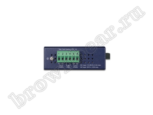 IFT-802TS15 Planet Медиаконвертор промышленный, 100Мб/с RJ-45 - 100Мб/с SC, SM, 15км