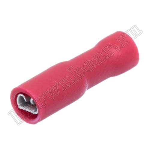 Клемма плоская обжимная 3 мм, гнездо на провод 0.25 - 1.5 мм², полностью изолированная, кратно 100шт., РПИ-М TAI3-1.25I