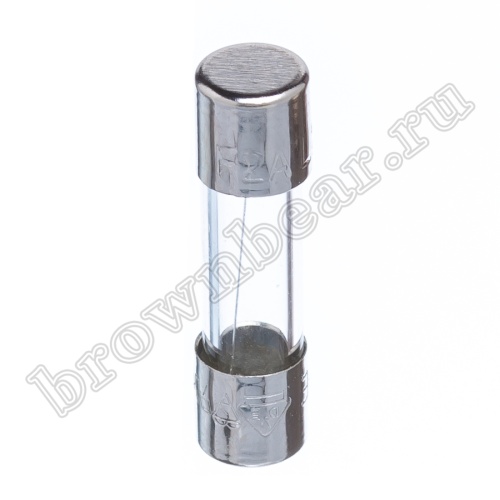 Предохранитель 5х20 мм, цилиндрический, стеклянный, сверхбыстрый, 2А/250В (UFE) фото 2