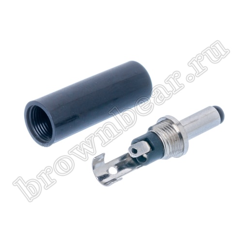 Разъем питания штырьковый DC штекер 1.35х3.45мм, на кабель DJK-10D фото 3