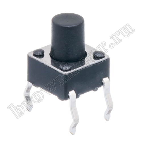 Кнопка тактовая 6х6 мм, h=7.3 мм, 4 контакта SWT-2-73