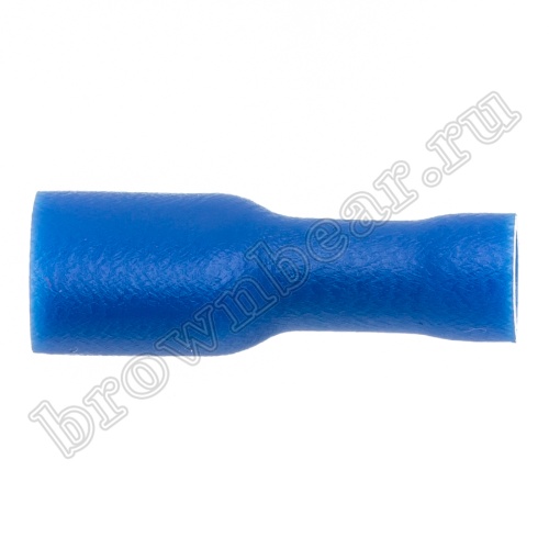 Клемма плоская обжимная 6.3 мм, гнездо на провод 1.5 - 2.5 мм², полностью изолированная, кратно 100шт., РПИ-М TAI-2FI фото 5