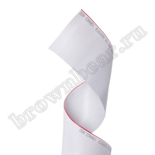 Кабель плоский, шлейф 40 проводников, шаг 1.27 мм