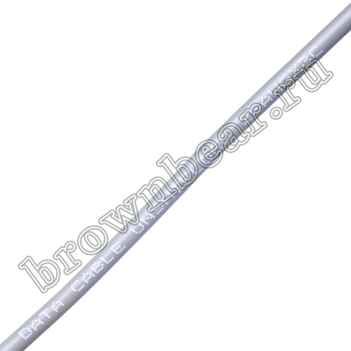 Кабель сигнальный коммуникационный 3 провода, 26AWG, бухта 50м, неэкранированный, серый - фото 3