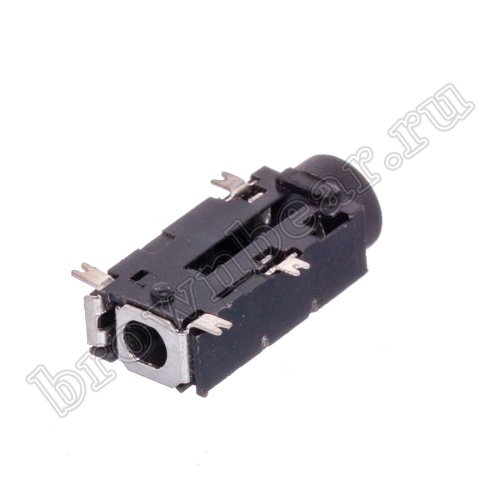 Разъём 3.5мм гнездо mini Jack на плату, поверхностный монтаж, стерео AUB-36/1 фото 4