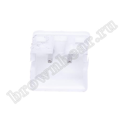 Разъем питания 2 контакта, вилка на плату, шаг 2.0 мм MW-2M фото 2