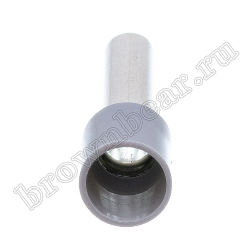 Кабельный наконечник штыревой втулочный изолированный НШВИ 12 мм, под опрессовку на провод 4.0 мм², упаковка 100шт. TIC-4.0-12 фото 4