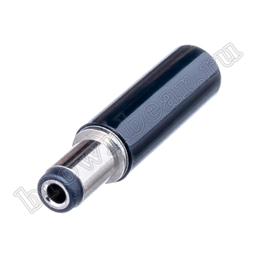 Разъем питания DC штекер 2.5 х 5.5 мм, на кабель DJK-10B