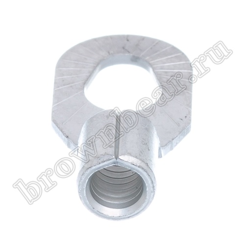 Клемма кольцевая обжимная тип "O" 3.7 - 5.3 мм на провод 4.0 - 6.0 мм², неизолированная, кратно 100шт. TR-5.5-3/5 фото 4