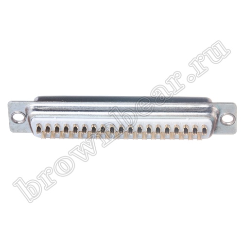 Разъем D-SUB  37 контактов, гнездо на кабель, пайка, тип 2 DB-37F фото 4