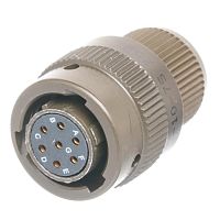 Разъём Amphenol серии 62IN, 7 контактов, розетка на кабель, тип 10, байонетный 62IN-16E-10-7S