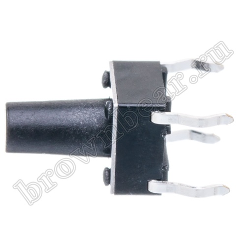 Кнопка тактовая 6х6 мм, h=9.5 мм, 4 контакта SWT-2-95 фото 2