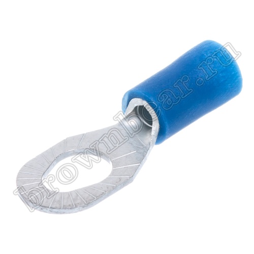 Клемма кольцевая обжимная тип "O" 3.7 - 5.3 мм на провод 1.5 - 2.5 мм², изолированная, кратно 100шт. TRI-2-3/5