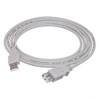 Кабель интерфейсный USB, type А - type А, вилка - гнездо, 1.8 метра