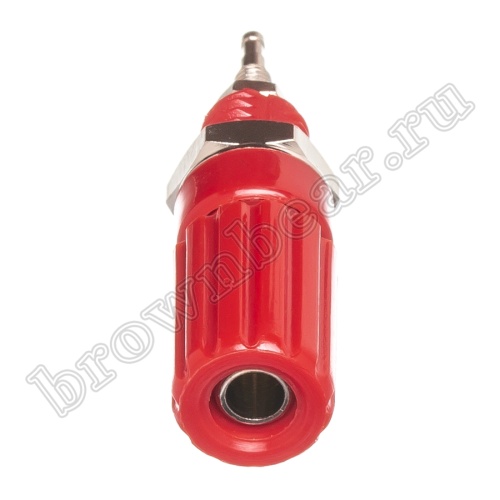 Клемма приборная для разъема Banana, тип 11 (гнездо), красная BP-11R фото 4